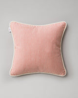 MindTheGap RHUBARB Stripe Red, White Pillow