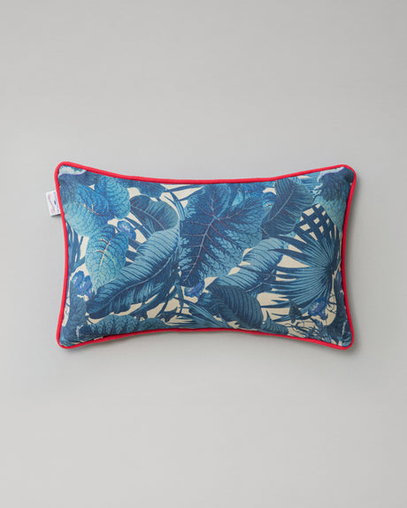 MindTheGap PARADEISOS Indigo, Taupe Pillow