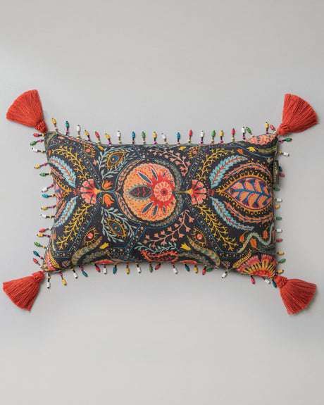 MindTheGap SOUL SACRIFICE Black, Blue, Red, Yellow Pillow