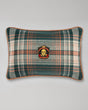MindTheGap MONTEREY PLAID Green Green, Taupe, Yellow Pillow