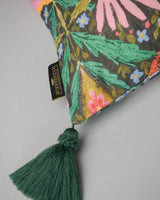 MindTheGap SUSIE Q Black, Green, Pink, Yellow Pillow