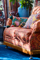 MindTheGap SUSIE Q Black, Green, Pink, Yellow Pillow