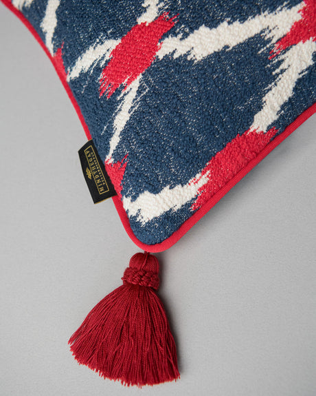 MindTheGap SEEBENSEE Blue, Red, White Pillow