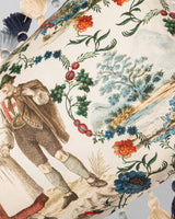 MindTheGap LANDHAUSMODE Blue, Green, Red, Taupe Pillow