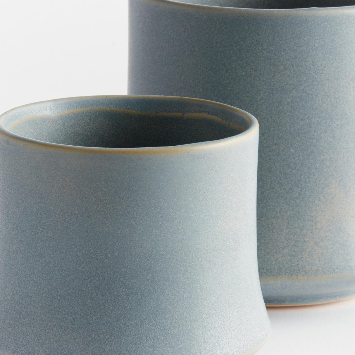 Napa Dusty Blue LITTON POTS, SET OF 2