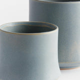 Napa Dusty Blue LITTON POTS, SET OF 2