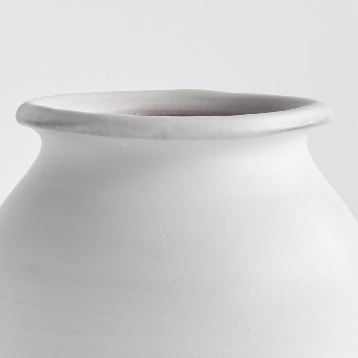 Napa White MIRELA DRUM VASE SMALL