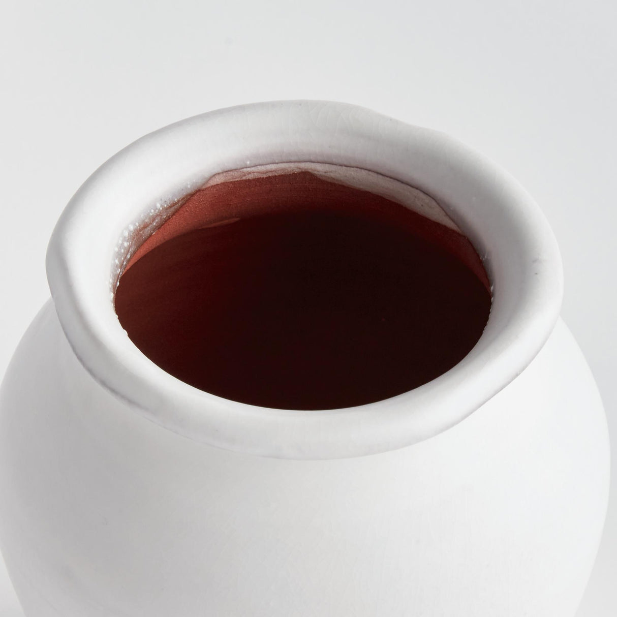 Napa White MIRELA DRUM VASE SMALL
