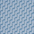 Schumacher Bombay Rainbow Bleu Fabric