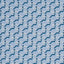 Schumacher Bombay Rainbow Bleu Fabric