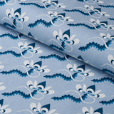 Schumacher Bombay Rainbow Bleu Fabric