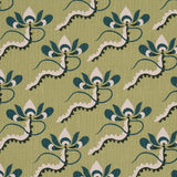 Schumacher Bombay Rainbow Leaf Fabric