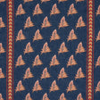 Schumacher Bangalore Imagination Bleu Fabric