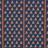 Schumacher Bangalore Imagination Bleu Fabric