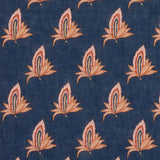 Schumacher Bangalore Imagination Bleu Fabric