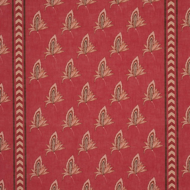 Schumacher Bangalore Imagination Rouge Fabric