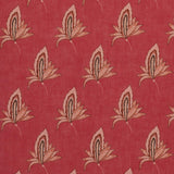 Schumacher Bangalore Imagination Rouge Fabric