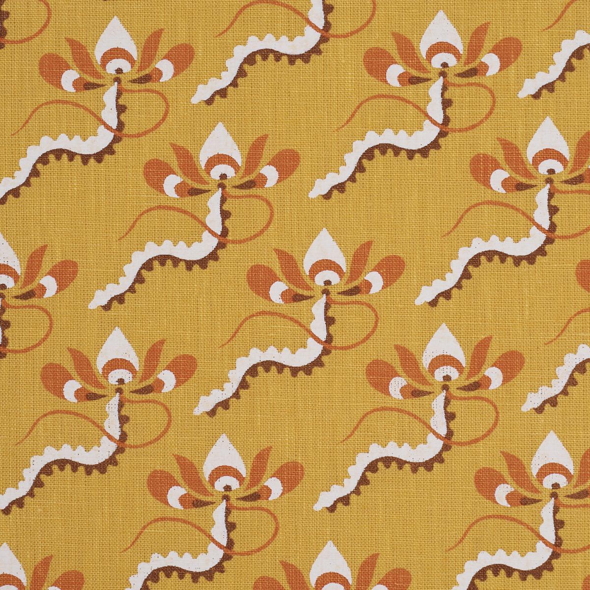Schumacher Bombay Rainbow Mimosa Fabric