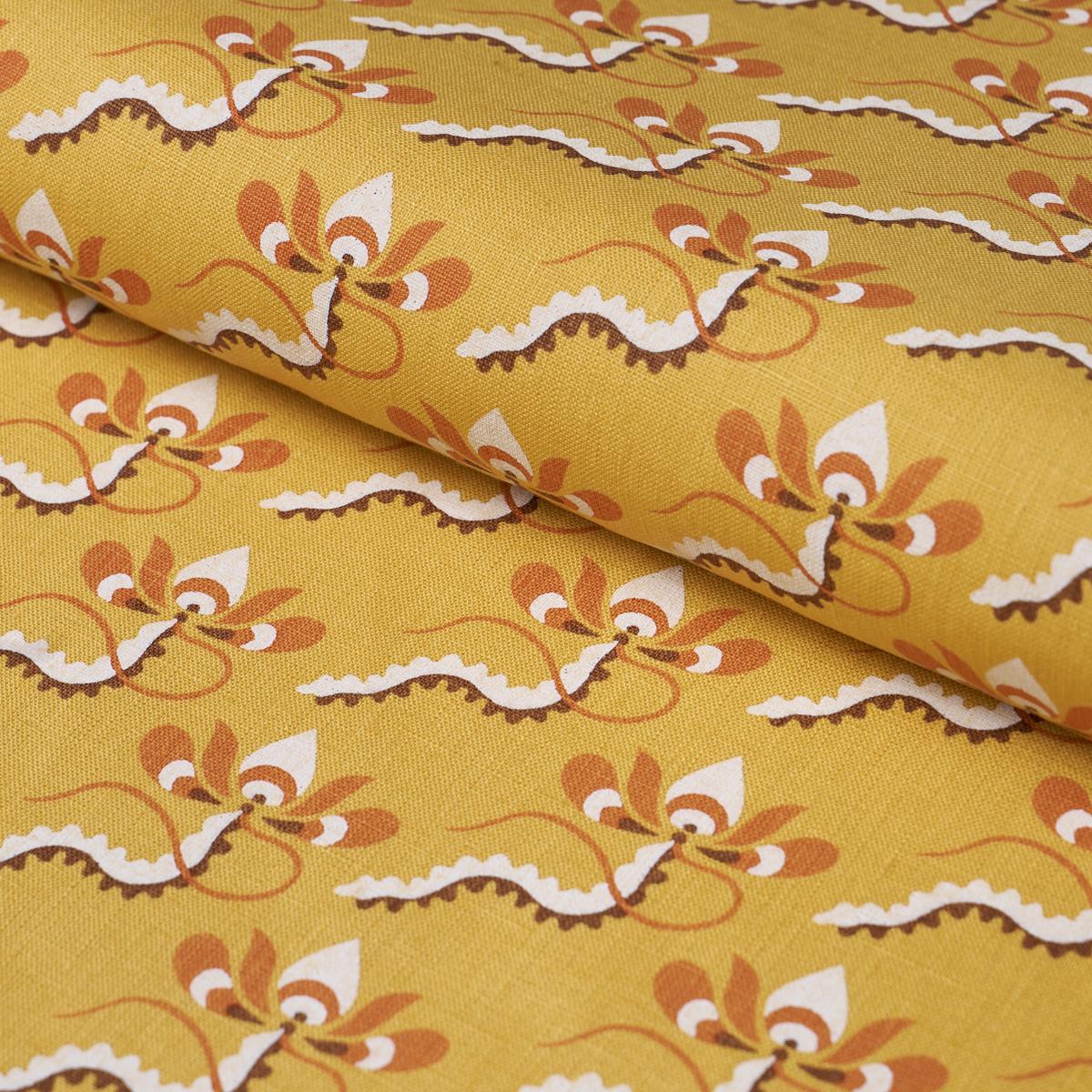 Schumacher Bombay Rainbow Mimosa Fabric