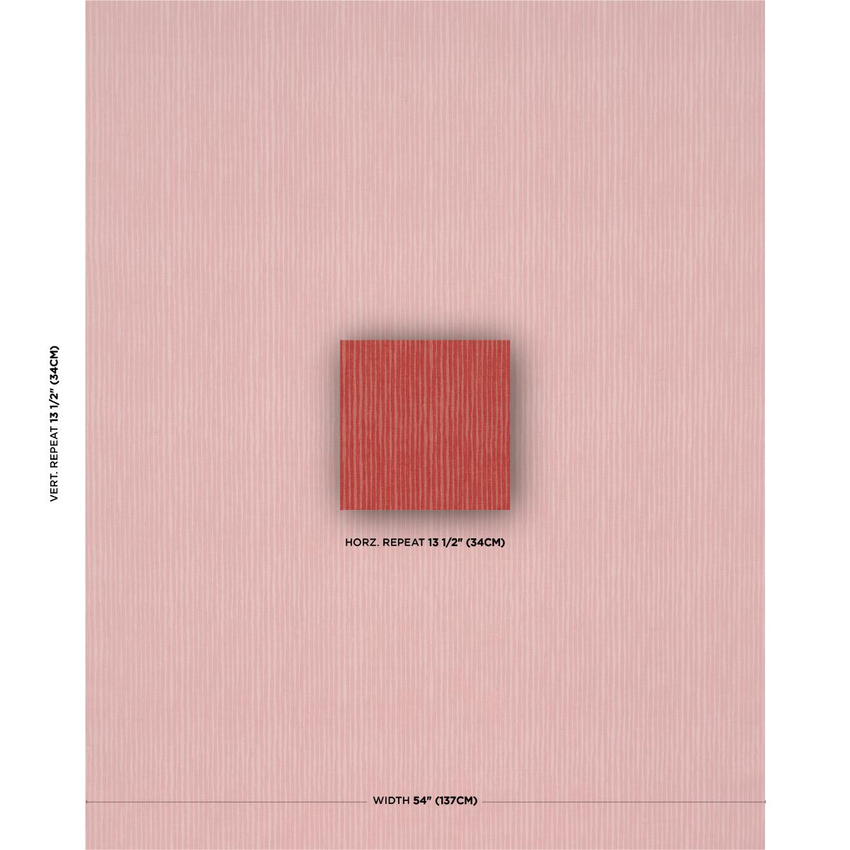 Schumacher Hallucination Coral Fabric