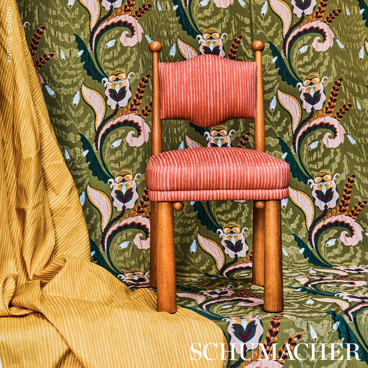 Schumacher Hallucination Coral Fabric