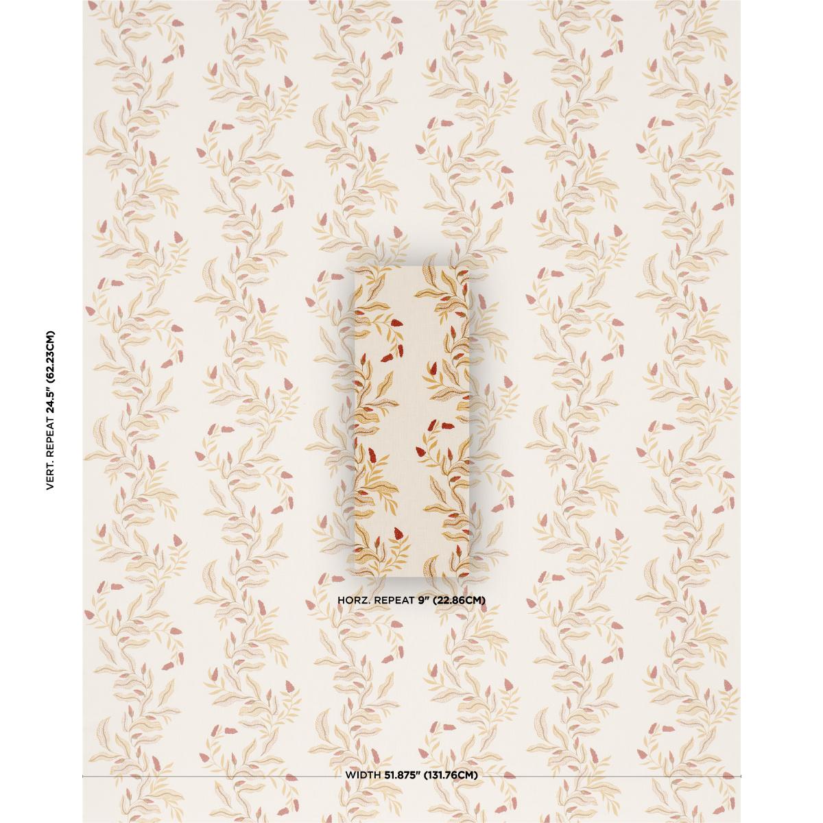 Schumacher Vagary Vines Honeycomb Fabric