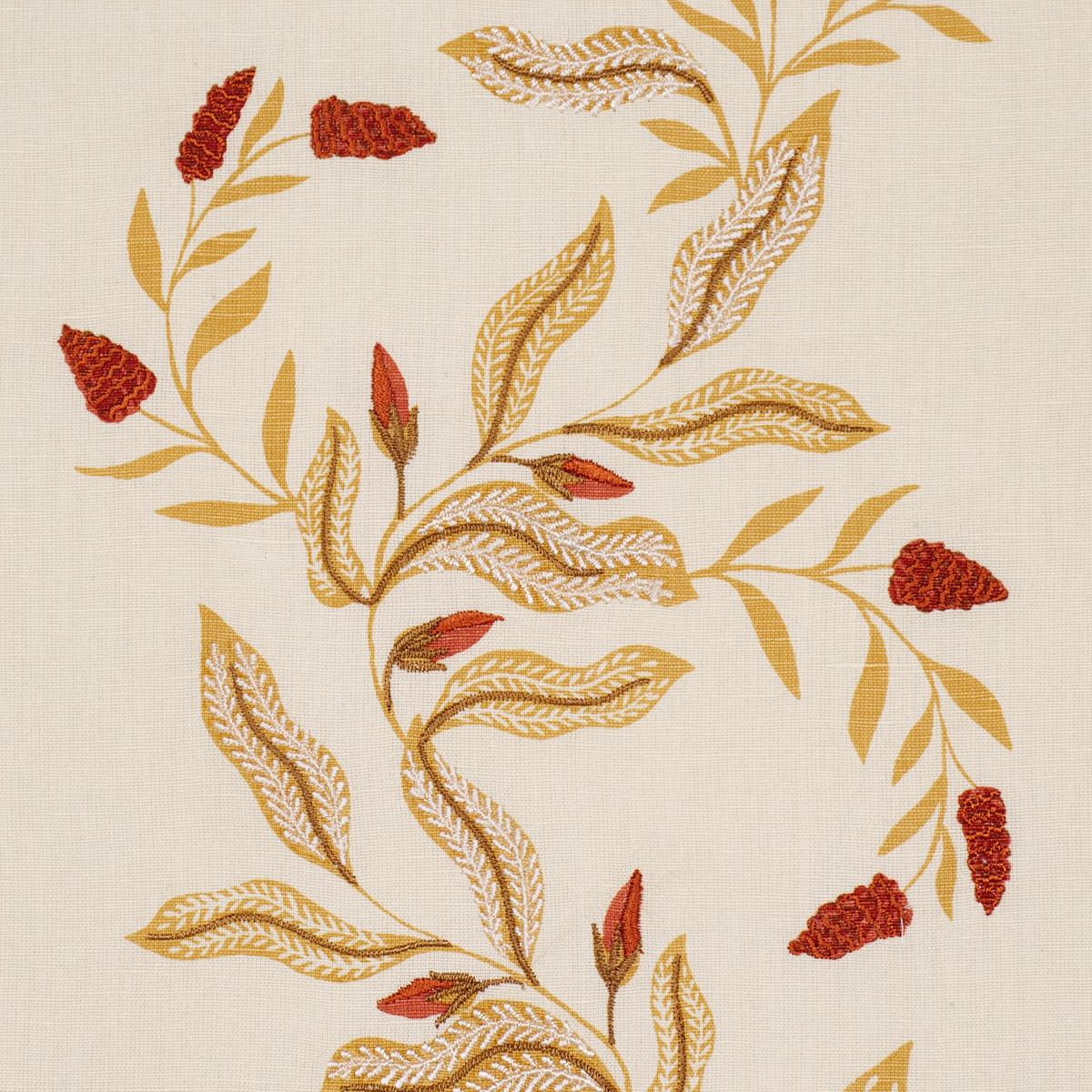 Schumacher Vagary Vines Honeycomb Fabric