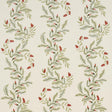 Schumacher Vagary Vines Watermelon Fabric