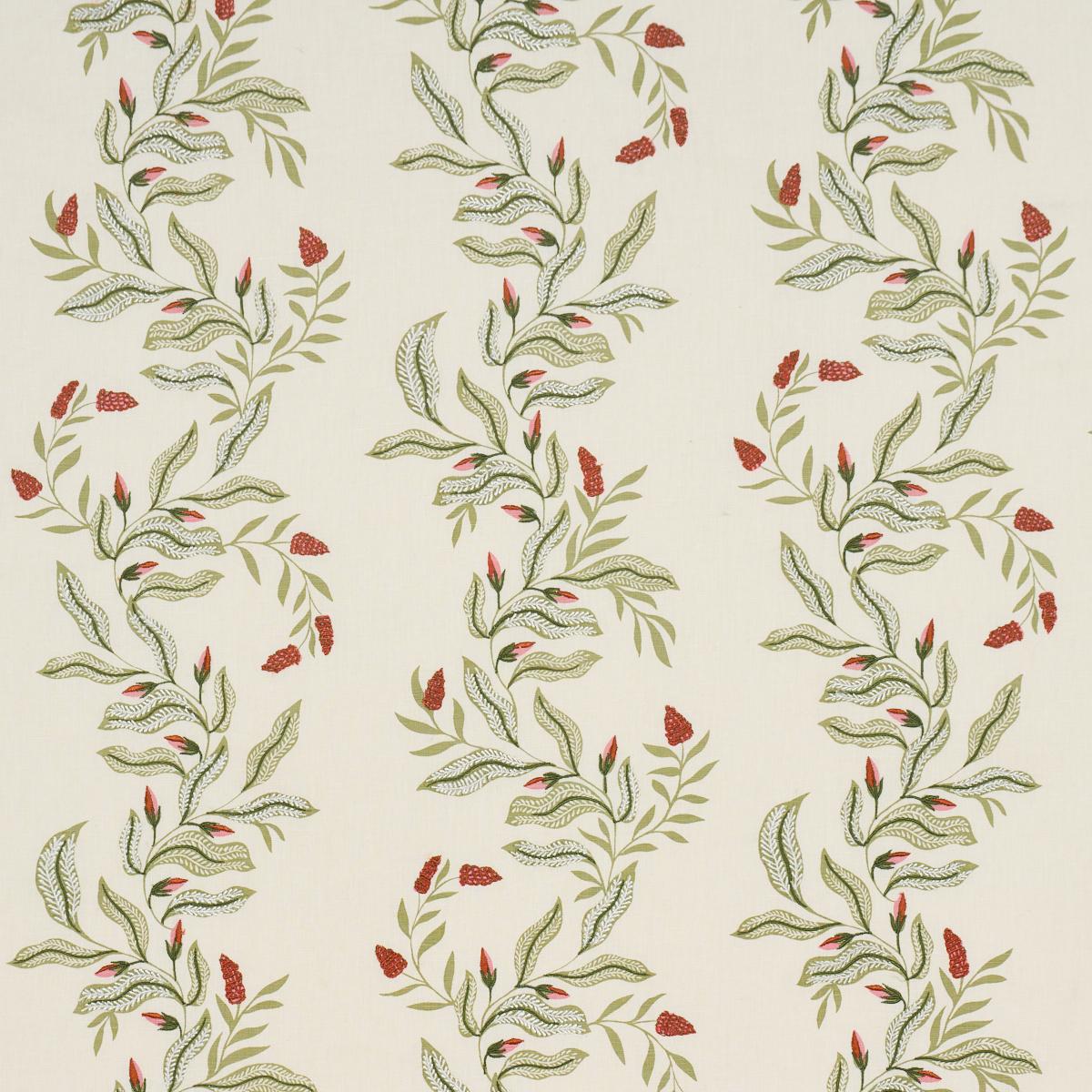 Schumacher Vagary Vines Watermelon Fabric