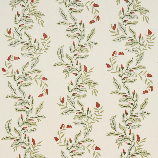 Schumacher Vagary Vines Watermelon Fabric
