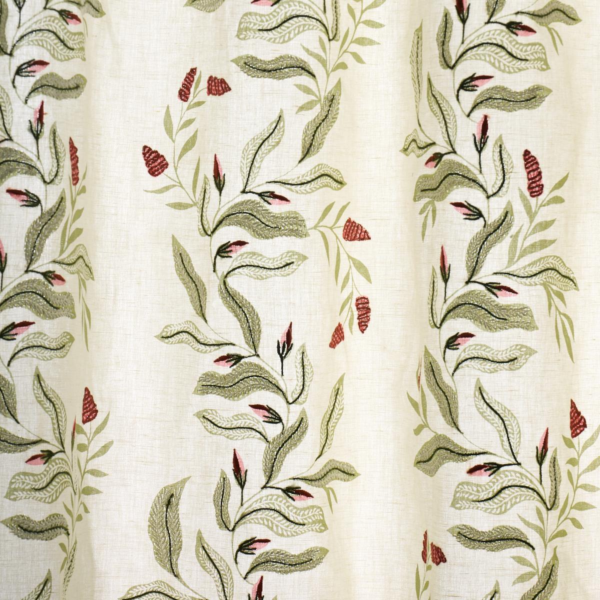 Schumacher Vagary Vines Watermelon Fabric