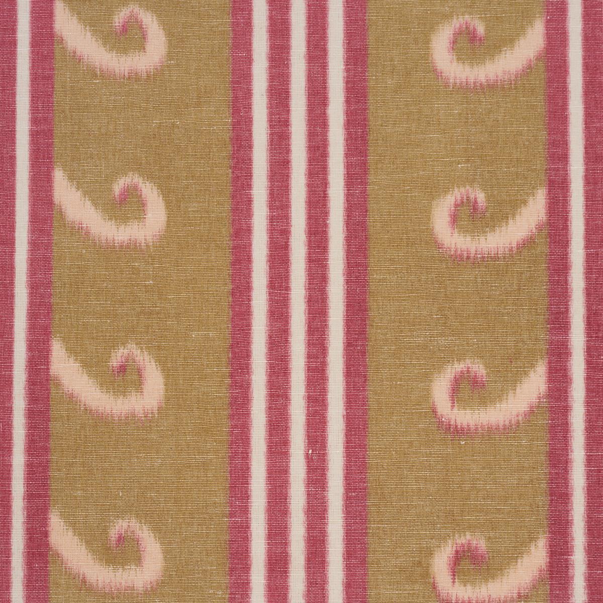 Schumacher Roman Reverie Gold & Rose Fabric