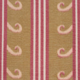 Schumacher Roman Reverie Gold & Rose Fabric