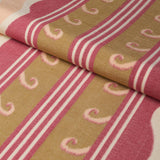 Schumacher Roman Reverie Gold & Rose Fabric