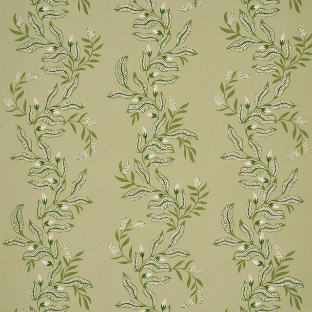 Schumacher Vagary Vines Honeydew Wallpaper