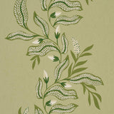Schumacher Vagary Vines Honeydew Wallpaper