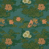 Schumacher Lian Dream Turquoise Fabric