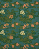 Schumacher Lian Dream Turquoise Fabric