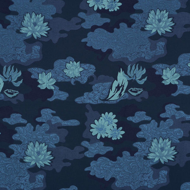 Schumacher Lian Dream Bleu Fabric