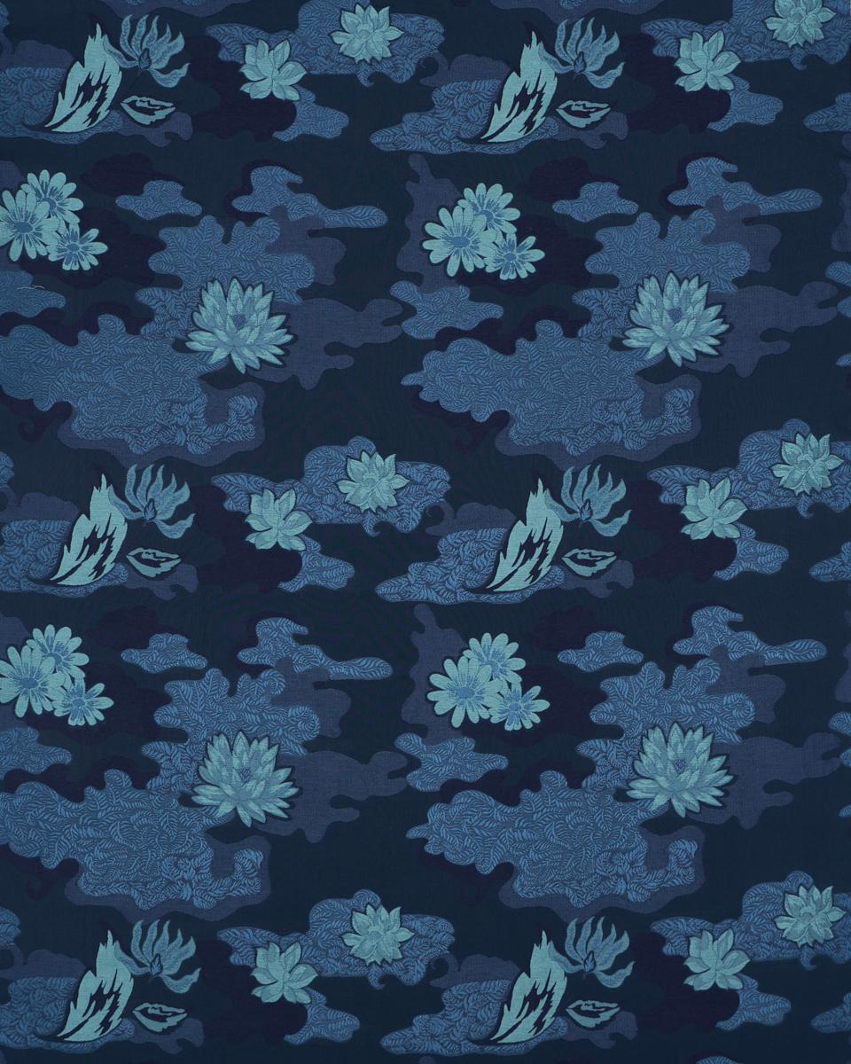 Schumacher Lian Dream Bleu Fabric