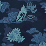 Schumacher Lian Dream Bleu Fabric