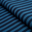 Schumacher Pipe Illusion Bleu Fabric