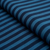 Schumacher Pipe Illusion Bleu Fabric