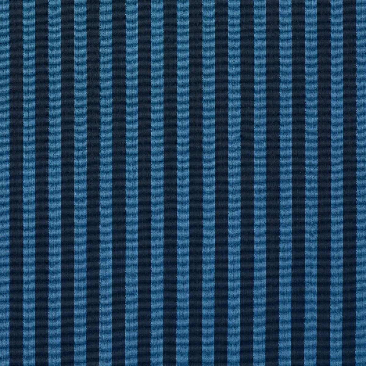 Schumacher Pipe Illusion Bleu Fabric