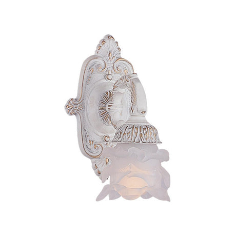 Crystorama Melrose 1 Light Antique White Sconce