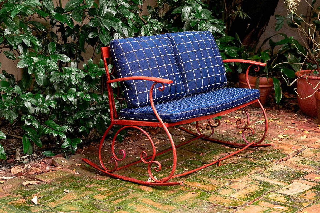 Gaston Y Daniela SAHIL NAVY Upholstery Fabric