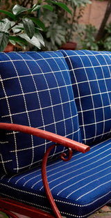 Gaston Y Daniela SAHIL NAVY Upholstery Fabric
