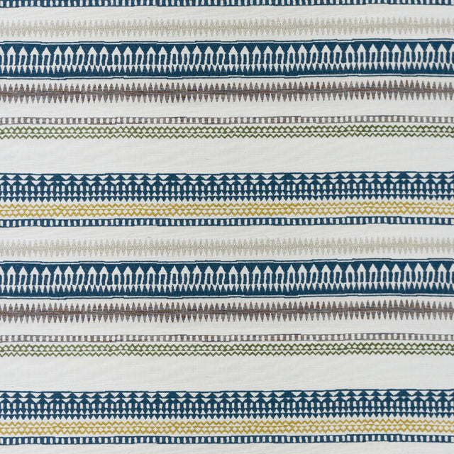 Gaston Y Daniela ANKARA AZUL/VERDE Upholstery Fabric