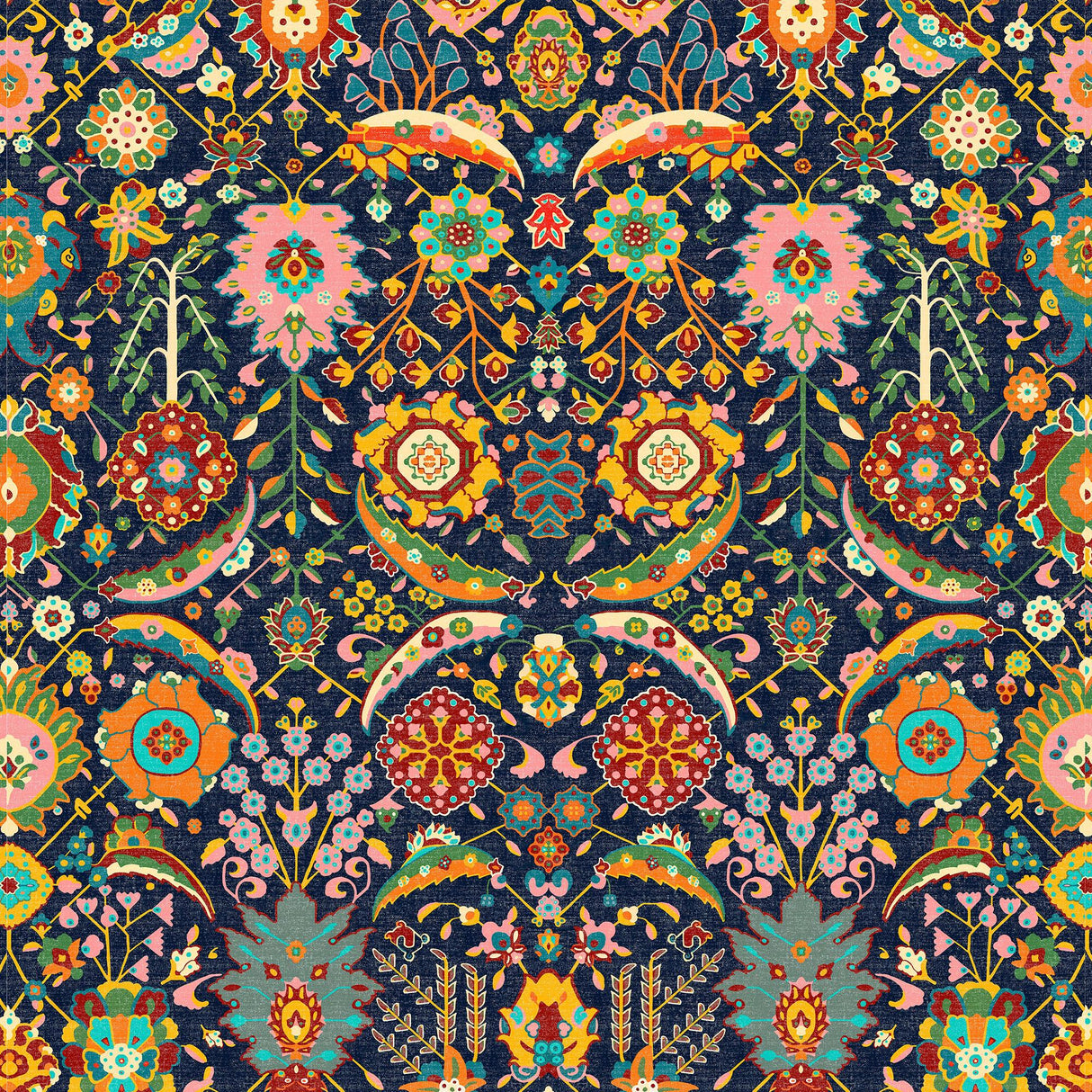 Gaston Y Daniela EDUARDA NAVY Upholstery Fabric