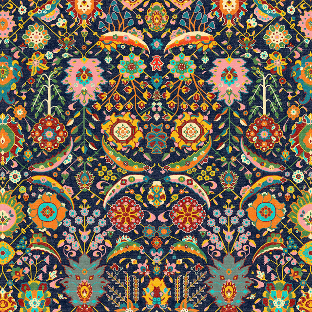 Gaston Y Daniela EDUARDA NAVY Upholstery Fabric